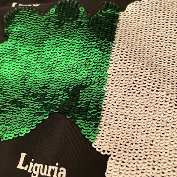 Black women’s sequinned Italy shirt. - Picture 2 of 3